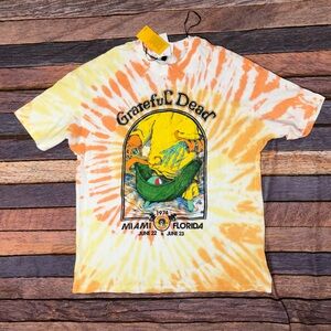 Grateful Dead Tie Dye H&M New Rock n' Roll Music Crewneck Tshirt